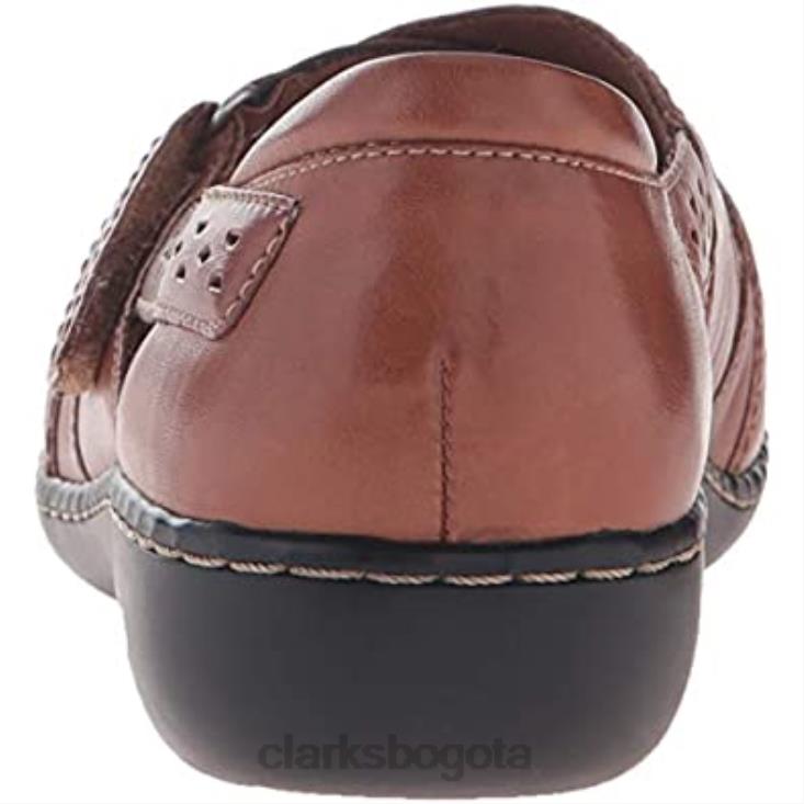 Clarks 0DX8L907 Mocasines sin cordones Clarks Ashland para mujer color canela mujer broncearse