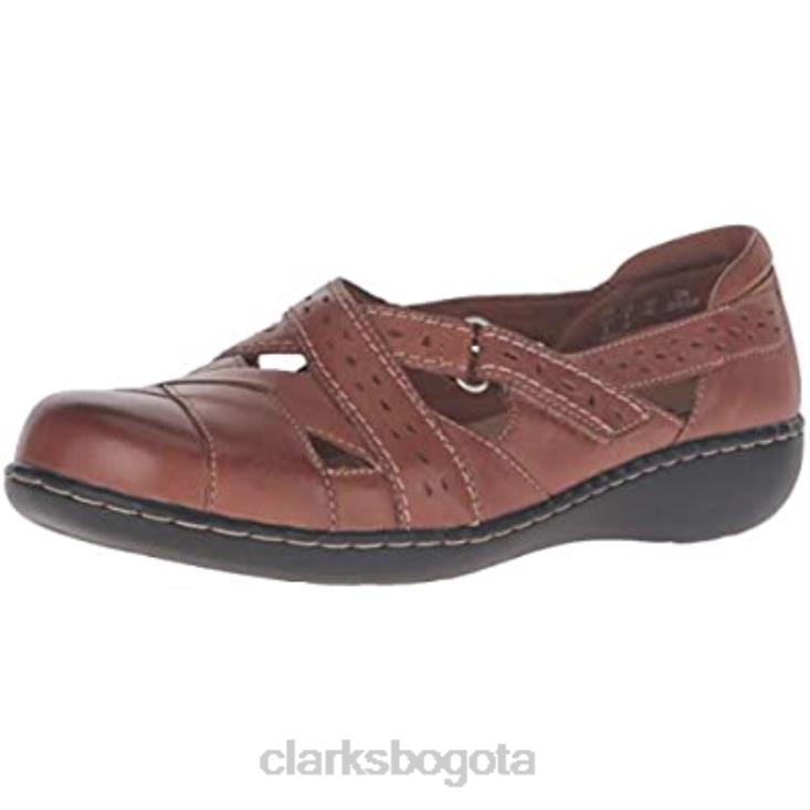 Clarks 0DX8L908 mocasines sin cordones clarks ashland spq color canela para mujer mujer