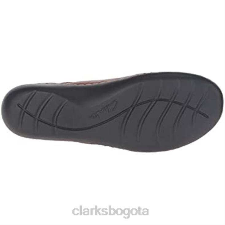 Clarks 0DX8L908 mocasines sin cordones clarks ashland spq color canela para mujer mujer