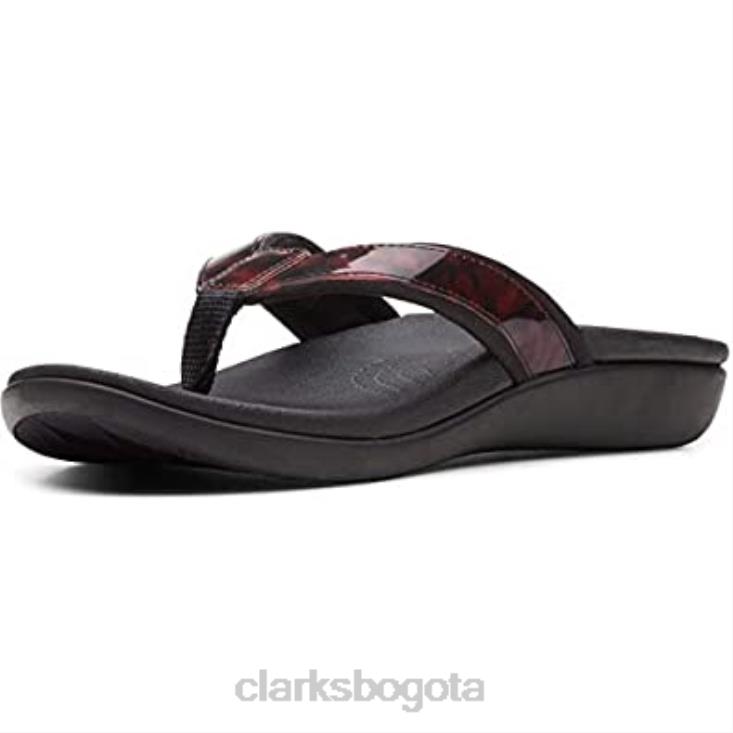 Clarks 0DX8L910 clarks brio sol chanclas carey para mujer mujer carey