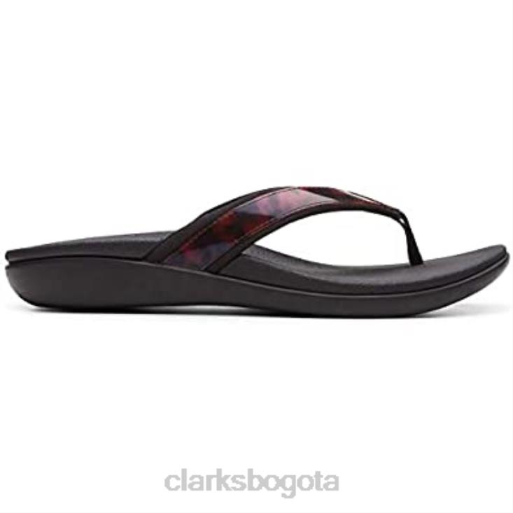 Clarks 0DX8L910 clarks brio sol chanclas carey para mujer mujer carey