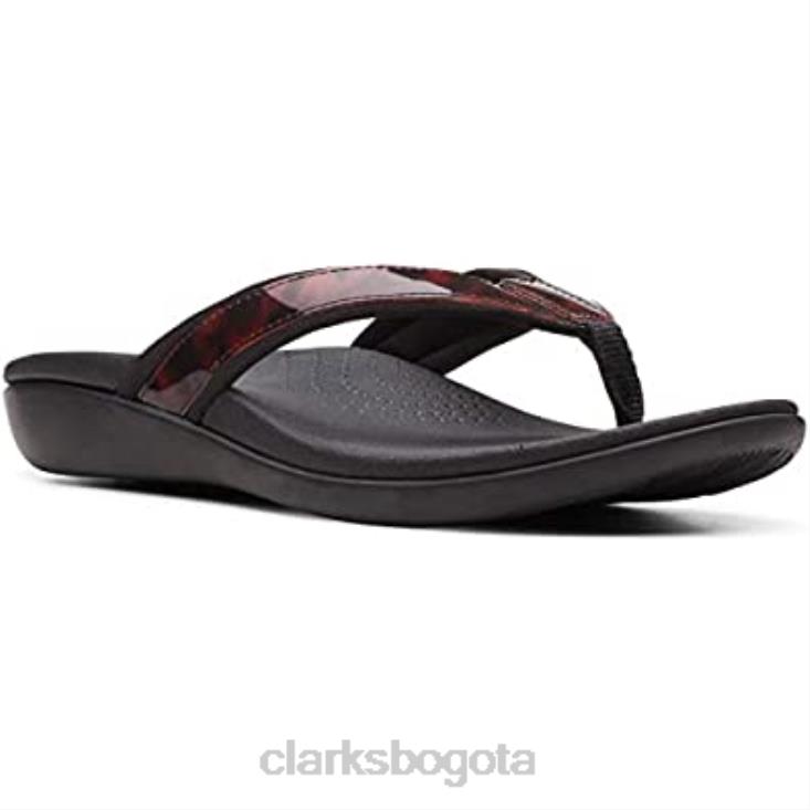Clarks 0DX8L910 clarks brio sol chanclas carey para mujer mujer carey