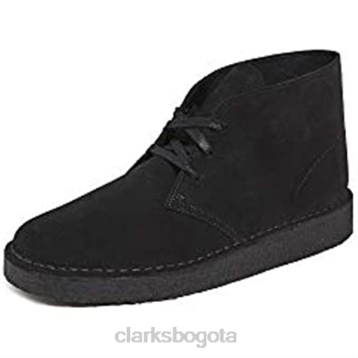 Clarks 0DX8L913 clarks ante negro desierto carbón off-white camo unisexo ante negro