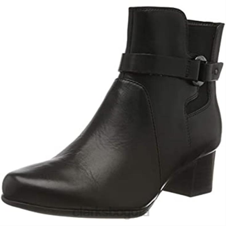 Clarks 0DX8L915 botines clarks un damson de mujer negros mujer negro
