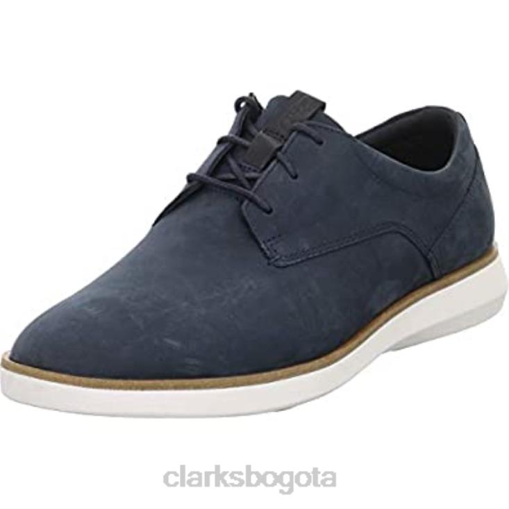 Clarks 0DX8L916 zapatos con cordones banwell para hombre azul 11 ​​clarks hombres