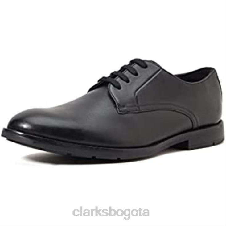Clarks 0DX8L917 ronnie walk derbys clarks hombre negros hombres negro