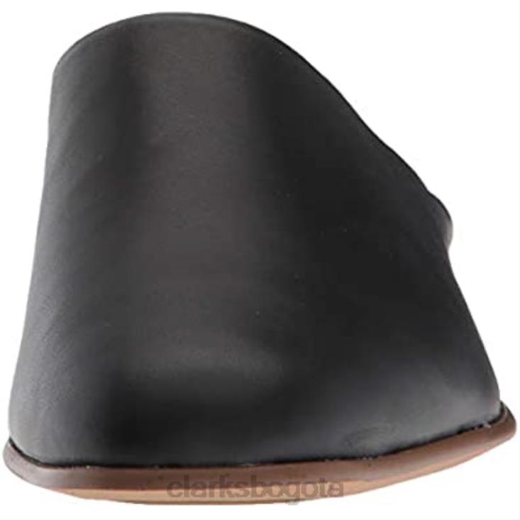 Clarks 0DX8L918 mule de mujer pure blush de cuero negro clarks mujer cuero negro