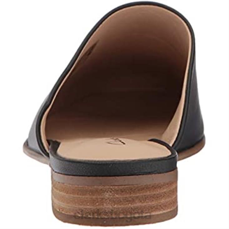 Clarks 0DX8L918 mule de mujer pure blush de cuero negro clarks mujer cuero negro