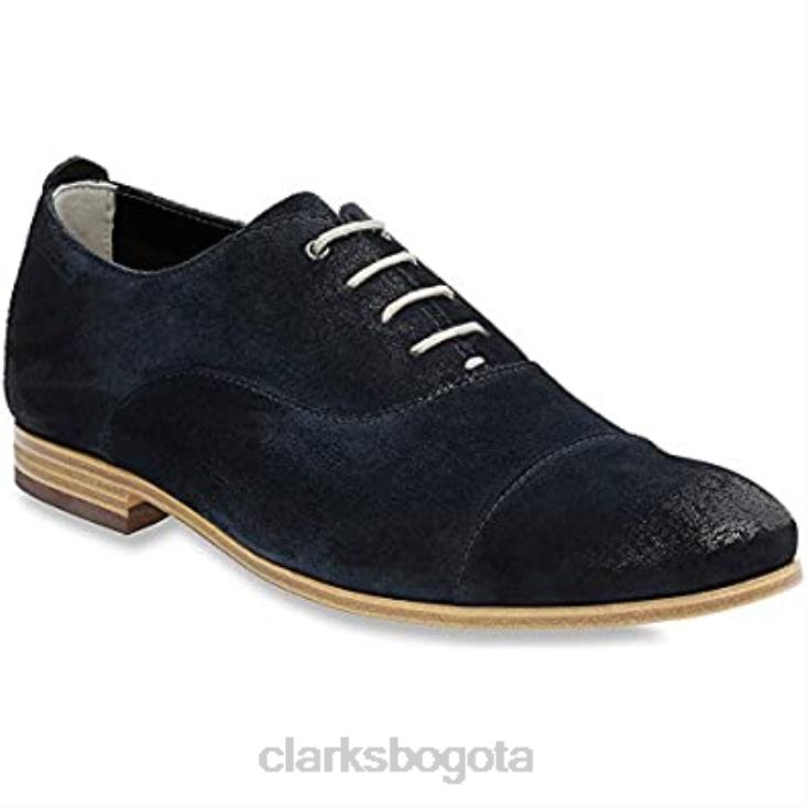 Clarks 0DX8L929 Gorra Clarks Chinley Oxford azul oscuro para hombre hombres azul oscuro