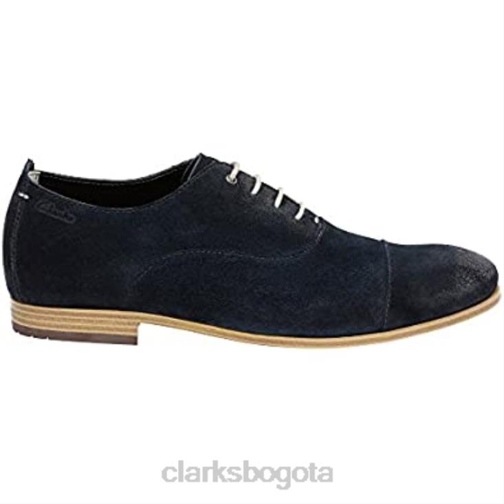Clarks 0DX8L929 Gorra Clarks Chinley Oxford azul oscuro para hombre hombres azul oscuro