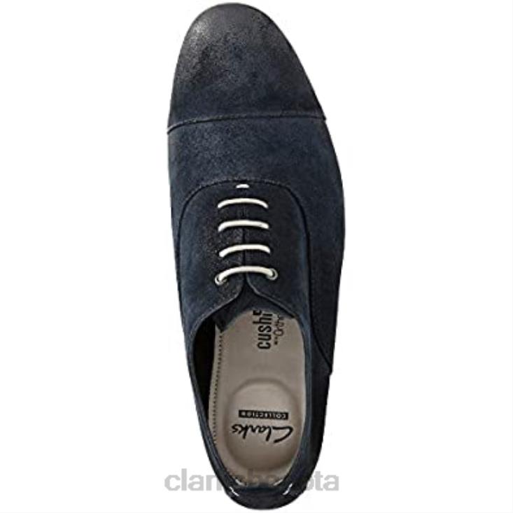Clarks 0DX8L929 Gorra Clarks Chinley Oxford azul oscuro para hombre hombres azul oscuro