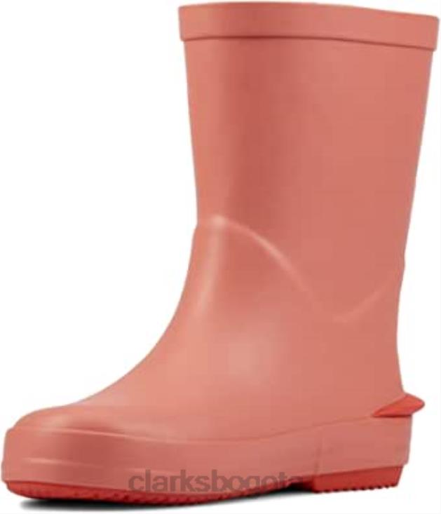 Clarks 0DX8L93 botas de agua tarri run niño sintético rosa clarks niños
