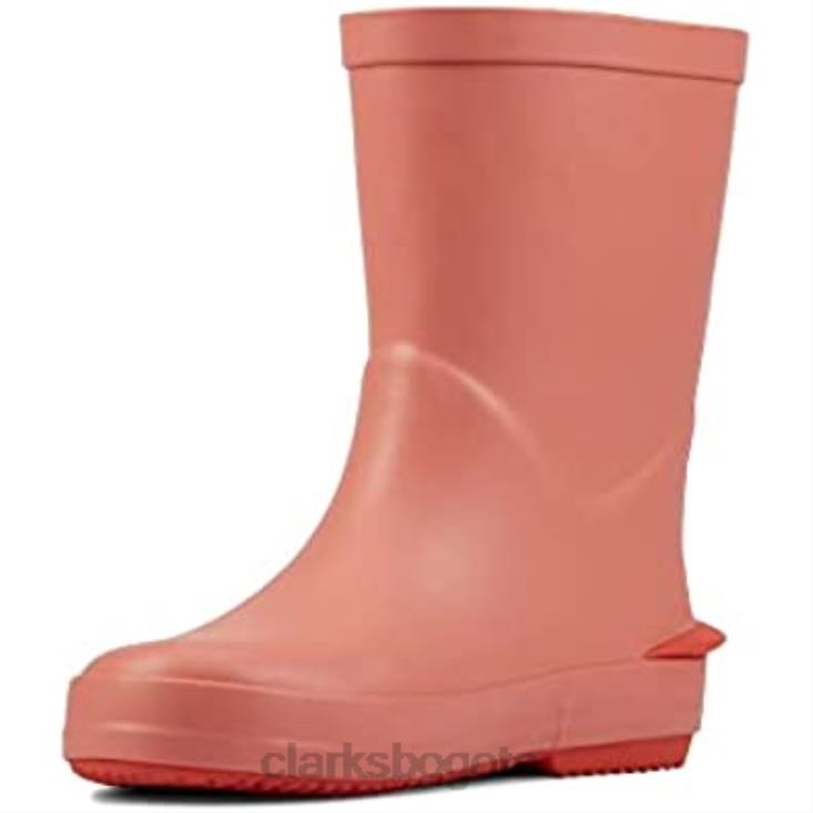 Clarks 0DX8L93 botas de agua tarri run niño sintético rosa clarks niños