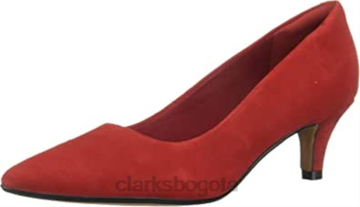 Clarks 0DX8L932 zapatos clark linvale jerica rojos para mujer mujer rojo