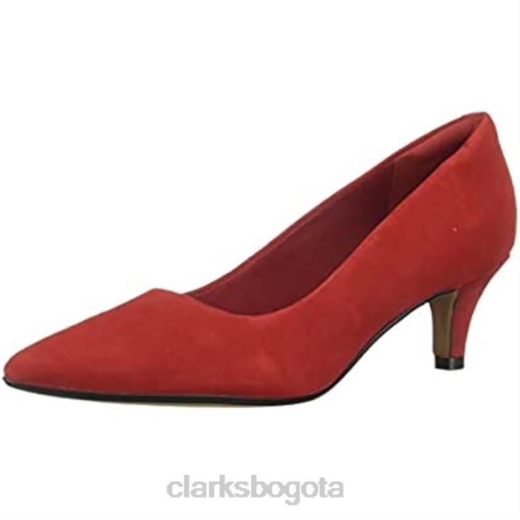 Clarks 0DX8L932 zapatos clark linvale jerica rojos para mujer mujer rojo