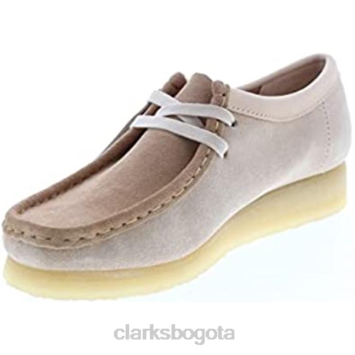 Clarks 0DX8L938 Botas chukka Clarks Wallabee de ante color canela claro para mujer mujer gamuza color canela claro