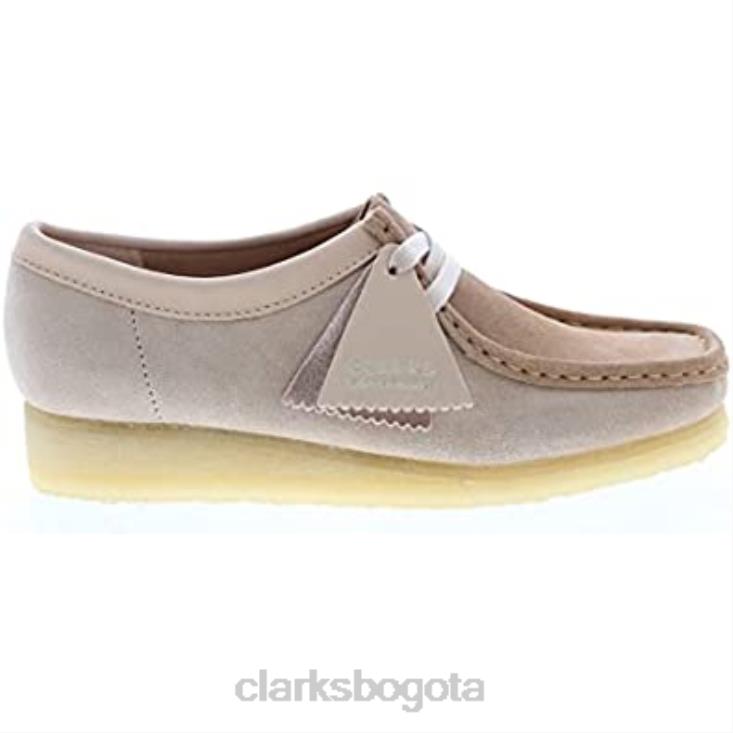 Clarks 0DX8L938 Botas chukka Clarks Wallabee de ante color canela claro para mujer mujer gamuza color canela claro