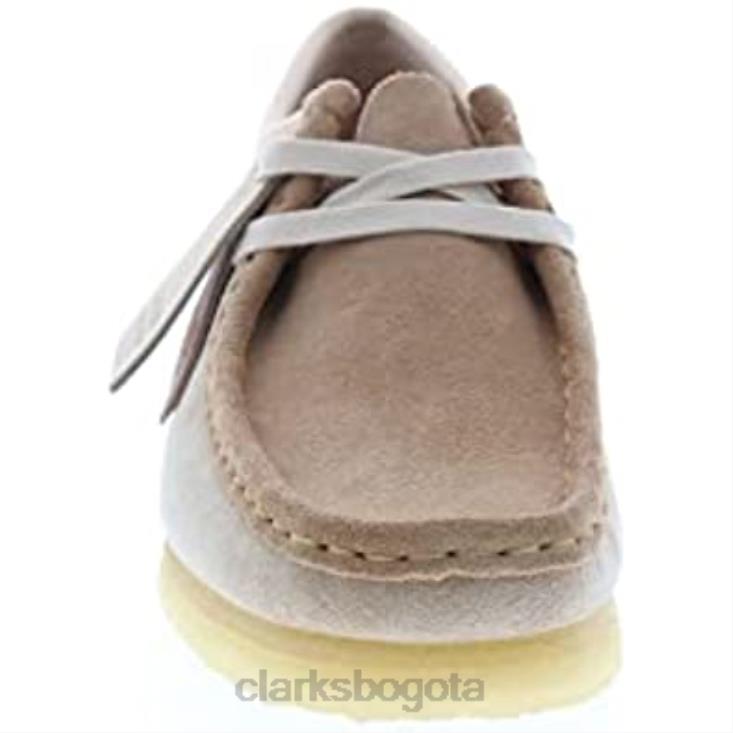 Clarks 0DX8L938 Botas chukka Clarks Wallabee de ante color canela claro para mujer mujer gamuza color canela claro