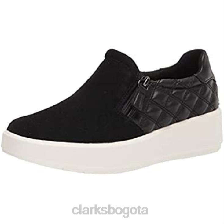 Clarks 0DX8L939 Zapatilla clarks combi layton step negra para mujer mujer combinado negro