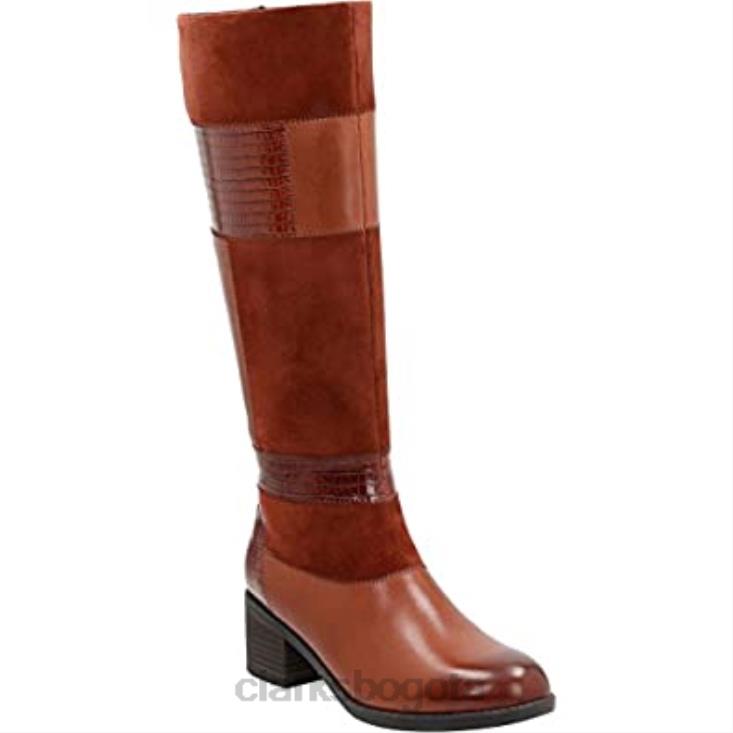 Clarks 0DX8L94 botas de montar clarks nevella nova para niña niños