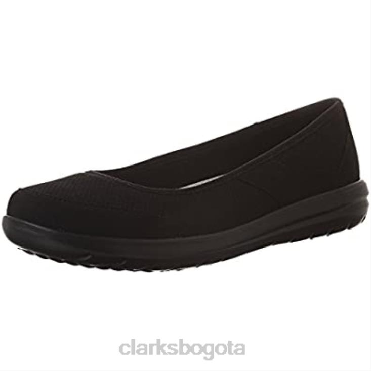 Clarks 0DX8L940 clarks planos jocolmyla de mujer con suela negra perforada negra mujer suela negra perforada negra