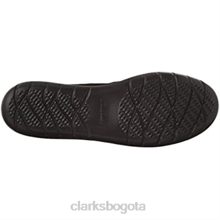 Clarks 0DX8L940 clarks planos jocolmyla de mujer con suela negra perforada negra mujer suela negra perforada negra