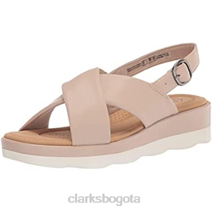 Clarks 0DX8L941 sandalia cuña clara cove mujer clarks arena sintetica mujer arena sintética