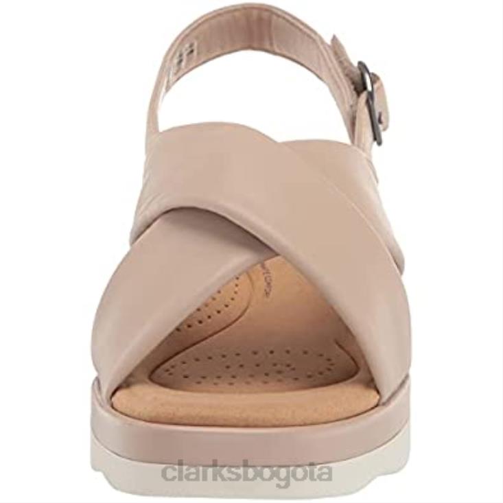 Clarks 0DX8L941 sandalia cuña clara cove mujer clarks arena sintetica mujer arena sintética