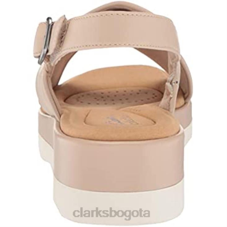 Clarks 0DX8L941 sandalia cuña clara cove mujer clarks arena sintetica mujer arena sintética