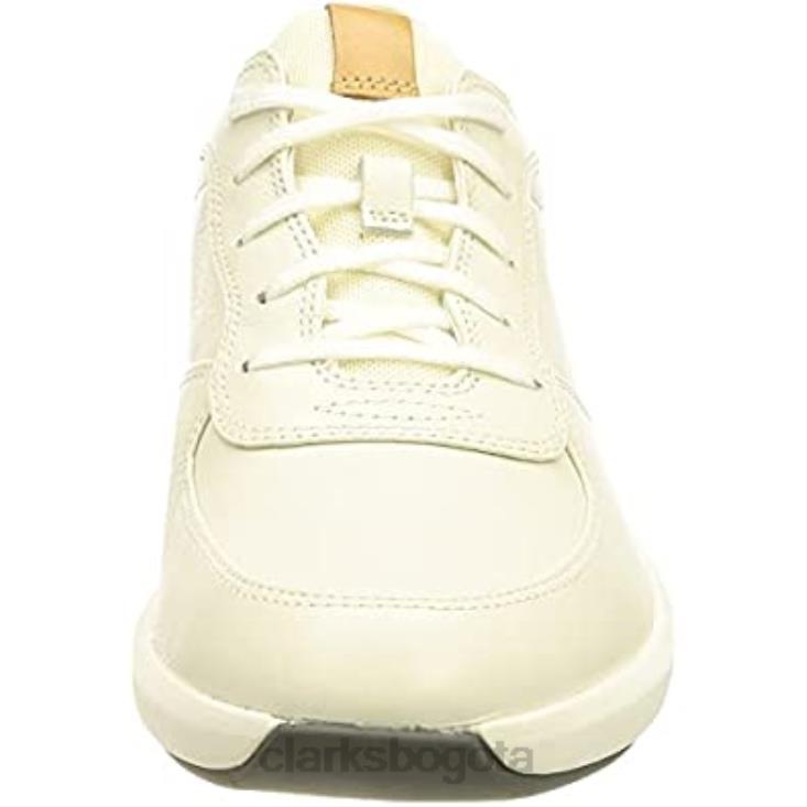 Clarks 0DX8L944 Zapatilla combi lea clarks un rio sprint blanca para mujer mujer lea combi blanca