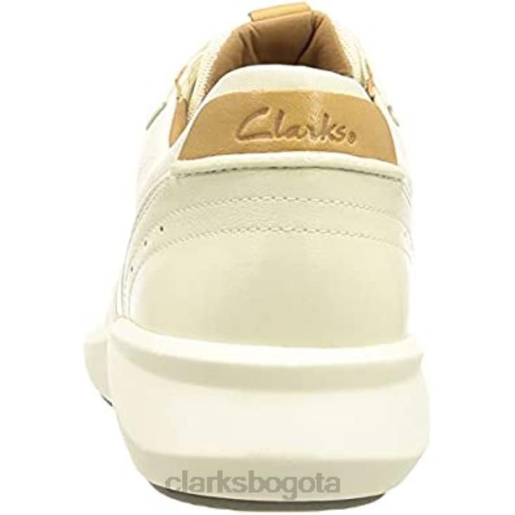 Clarks 0DX8L944 Zapatilla combi lea clarks un rio sprint blanca para mujer mujer lea combi blanca