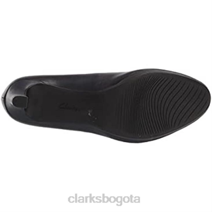 Clarks 0DX8L949 zapatos de tacón ambyr joy para mujer de cuero azul marino clarks mujer cuero azul marino