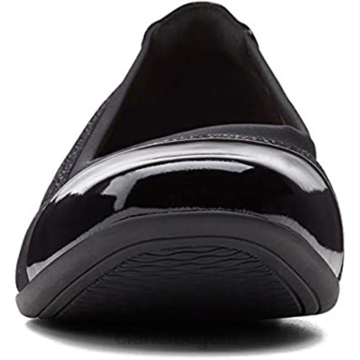 Clarks 0DX8L950 mocasines juliet monte mujer negro combi clarks mujer combinado negro