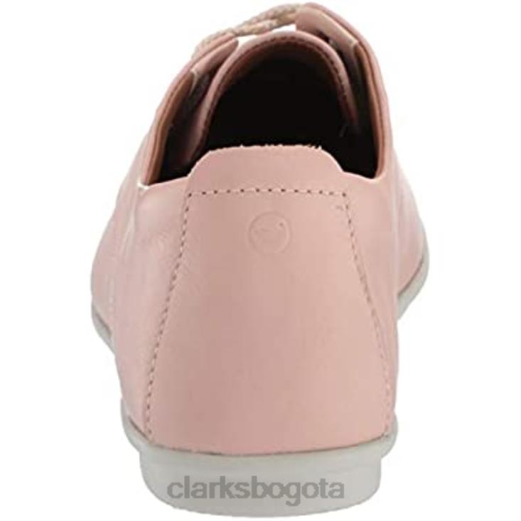 Clarks 0DX8L959 zapatillas de deporte un coral con encaje para mujer clarks blush leather mujer cuero rubor