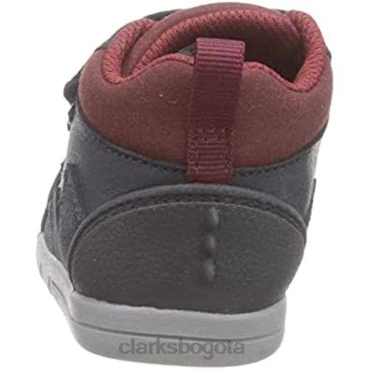 Clarks 0DX8L96 Zapatilla clarks rex park t marino piel niño niños cuero azul marino