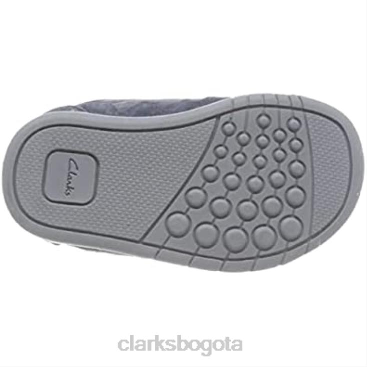 Clarks 0DX8L96 Zapatilla clarks rex park t marino piel niño niños cuero azul marino
