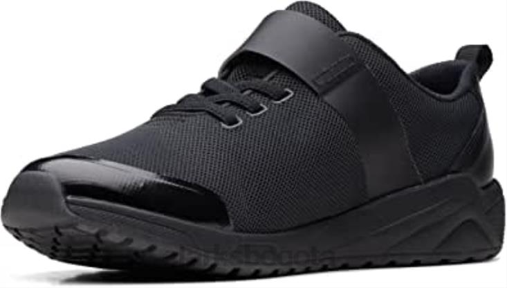 Clarks 0DX8L964 Zapatillas juveniles textiles aeon pace negro clarks unisexo