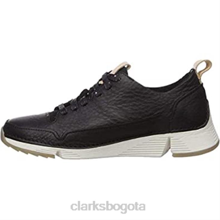 Clarks 0DX8L97 Zapatilla Clarks Tri Spark de nobuk negro para mujer mujer nubuck negro