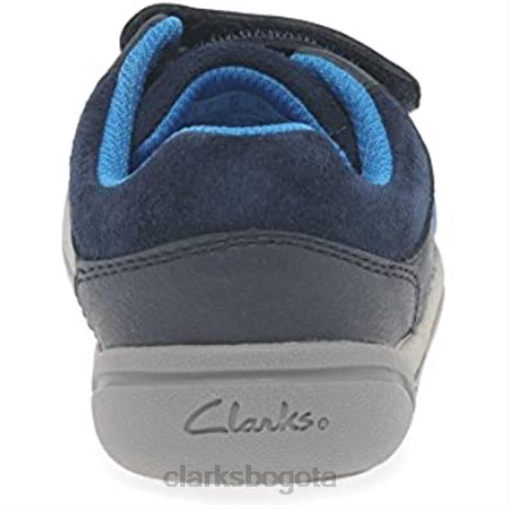Clarks 0DX8L970 zapatos clarks tolby buzz para niños azul marino niños Azul marino