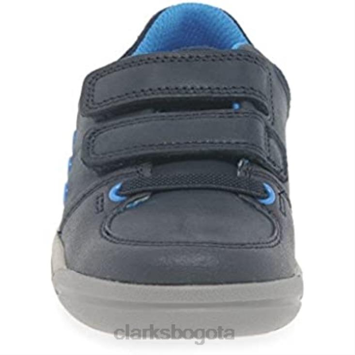 Clarks 0DX8L970 zapatos clarks tolby buzz para niños azul marino niños Azul marino
