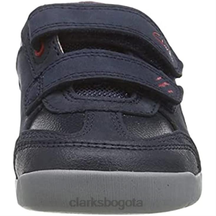 Clarks 0DX8L975 Zapatilla rex play t niño clarks marino rojo niños rojo marino