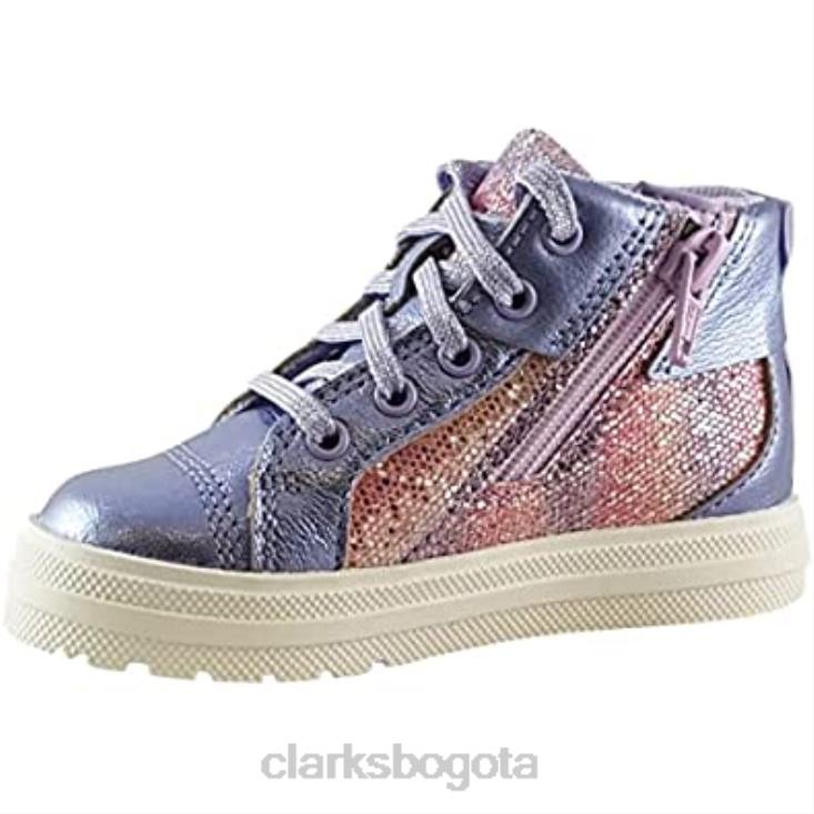 Clarks 0DX8L981 botas de cuero clarks nova city de moda para niños pequeños niños