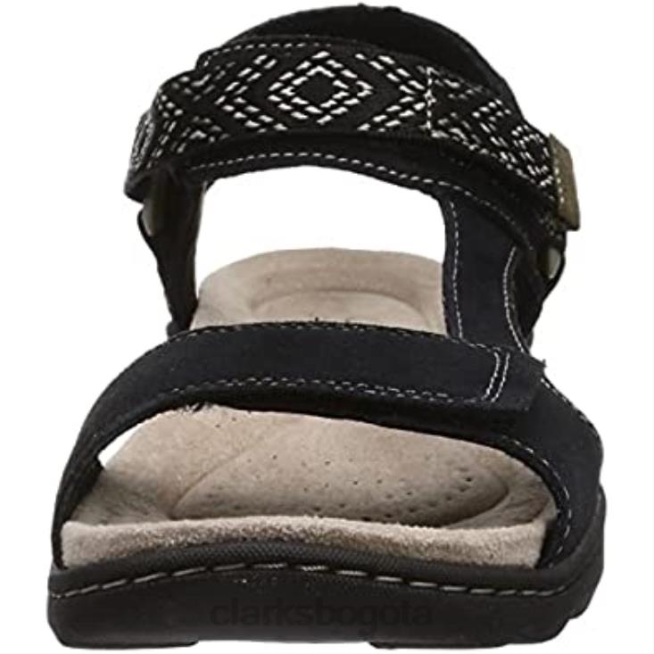 Clarks 0DX8L984 Sandalia sde clarks amanda step negra para mujer mujer negro