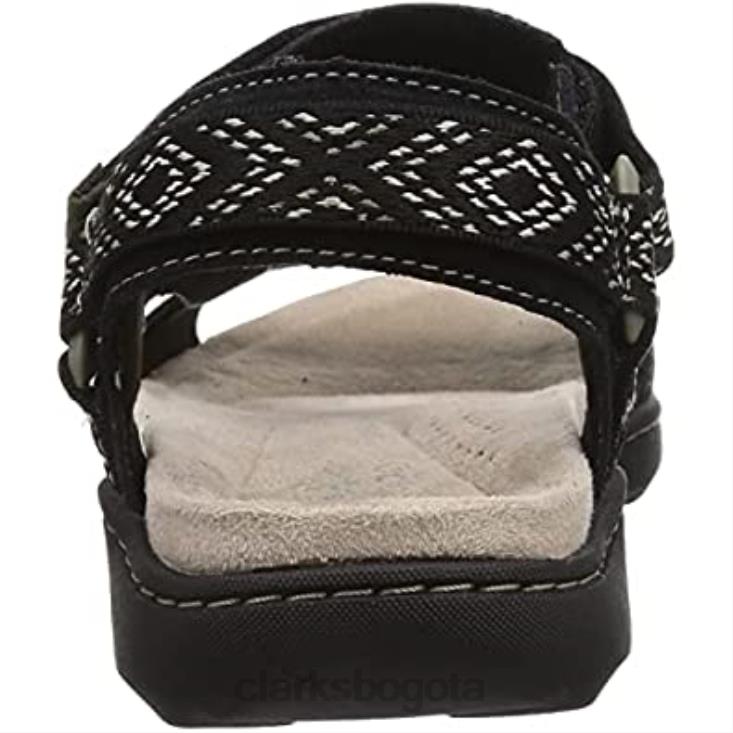 Clarks 0DX8L984 Sandalia sde clarks amanda step negra para mujer mujer negro
