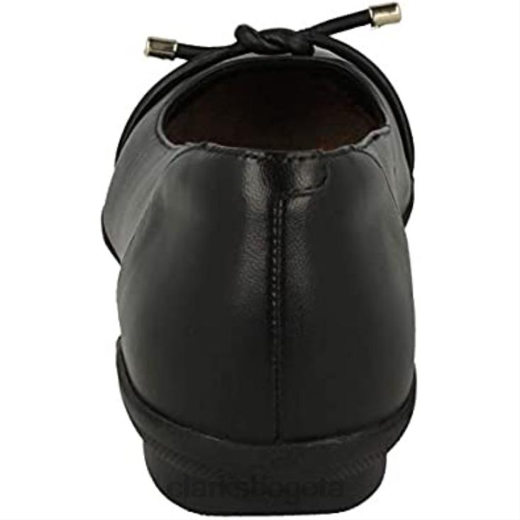 Clarks 0DX8L994 Zapatos de salón anchos clarks neenah poppy mujer negro mujer negro