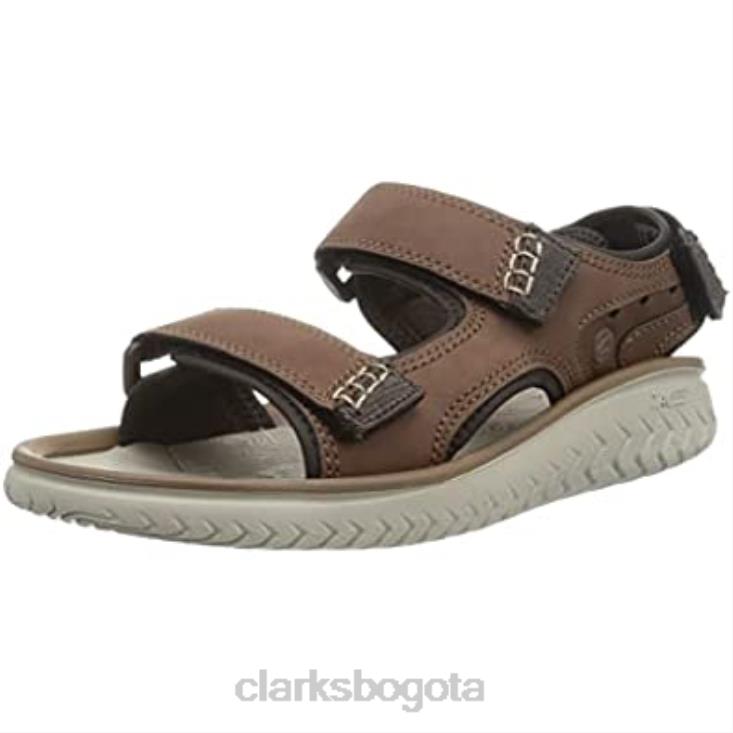Clarks 0DX8L996 sandalias clarks wesley bay color canela para hombre hombres broncearse