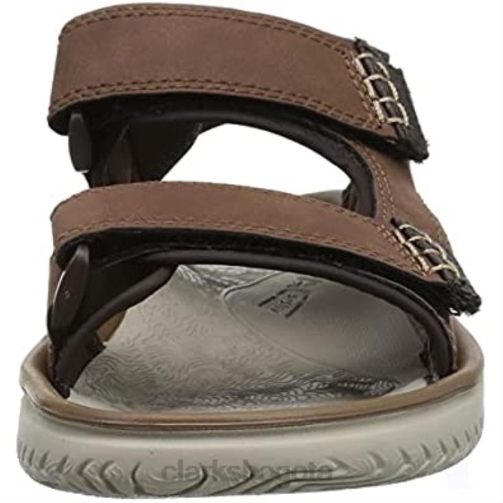Clarks 0DX8L996 sandalias clarks wesley bay color canela para hombre hombres broncearse