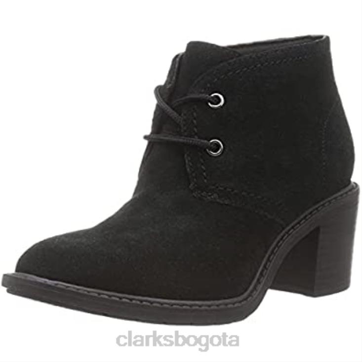Clarks 0DX8L999 botas de moda scene laceboot para mujer clarks black sde mujer negro