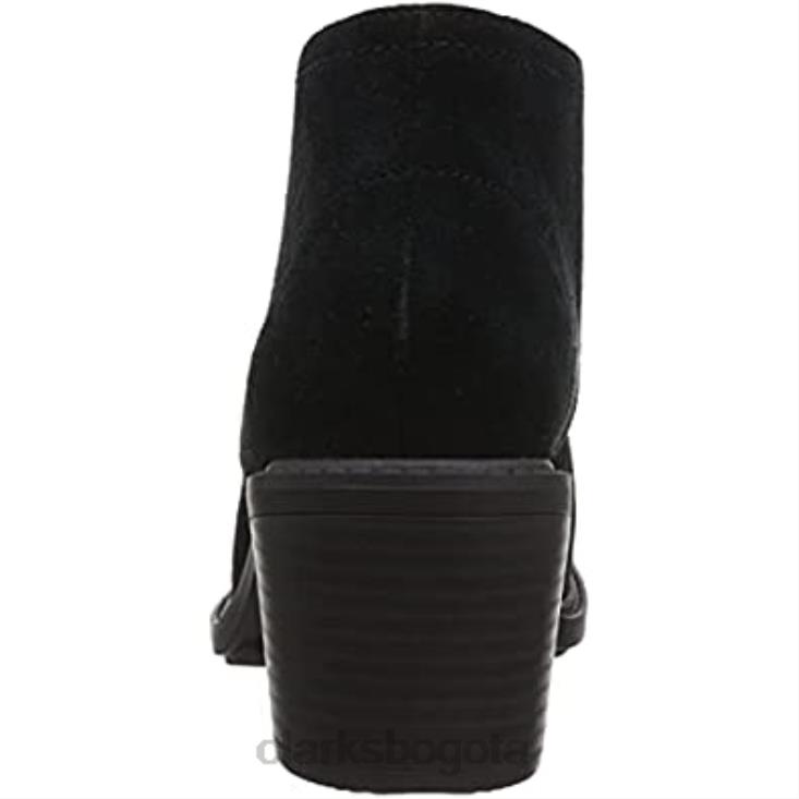 Clarks 0DX8L999 botas de moda scene laceboot para mujer clarks black sde mujer negro