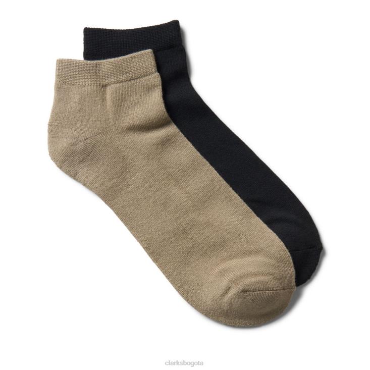 Clarks 0DX8L6747 negro/tostado clarks bambú no show negro/tostado accesorios negro/bronceado